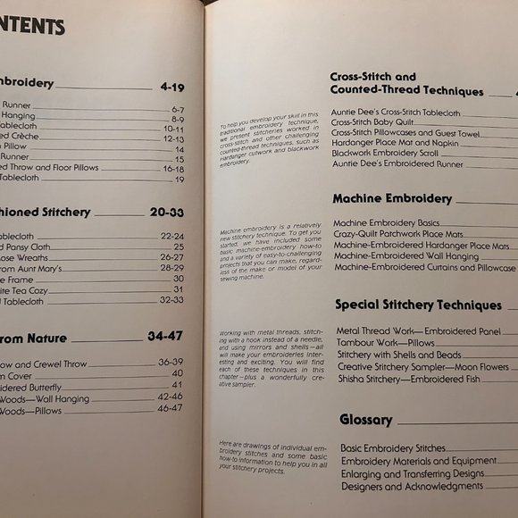 Better Homes & Gardens EMBROIDERY Book 42 How-To Projects Vtg Excellent Cond - Picture 3 of 8